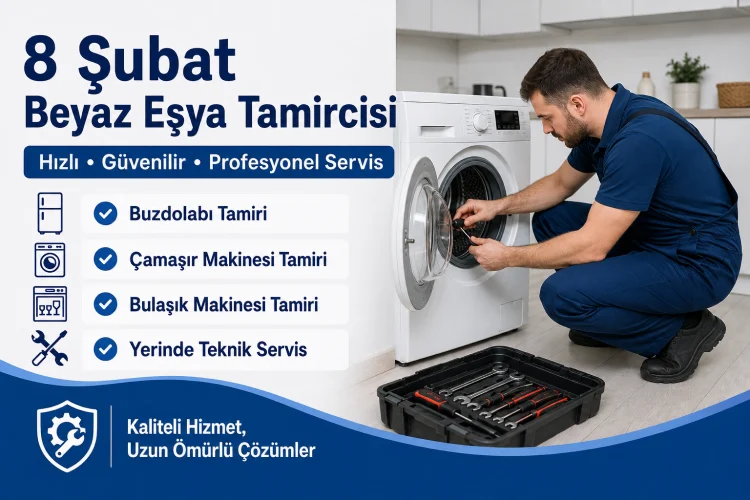 8 Şubat Beyaz Eşya Tamircisi